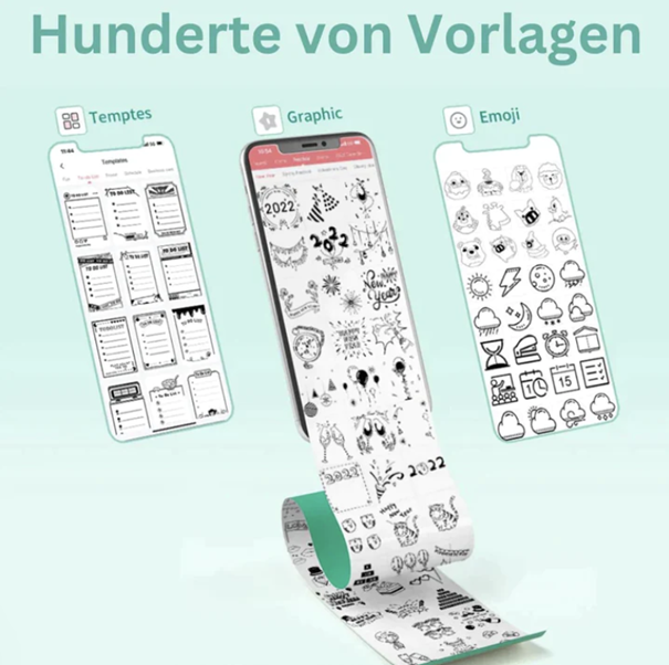 Tintenloser Mini-Drucker